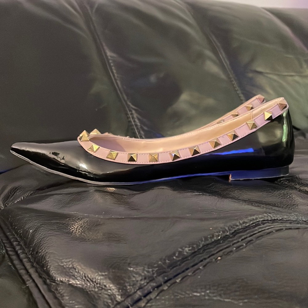 Valentino Garavani Patent rockstud ballet flat - Picture 5 of 7